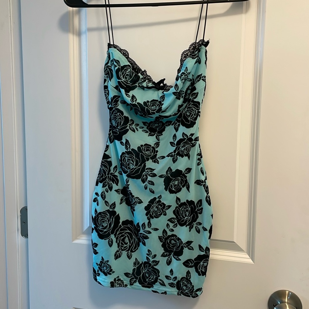 Floral mini dress